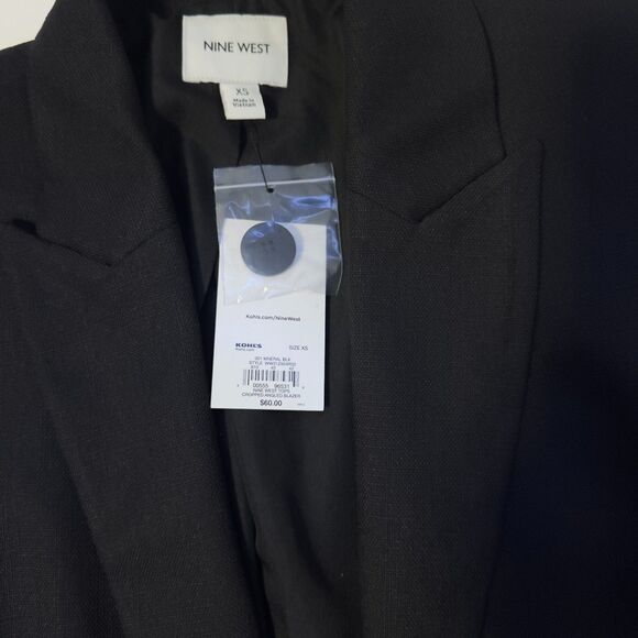 Nine West Cropped Angled Blazer - Picture 4 of 4